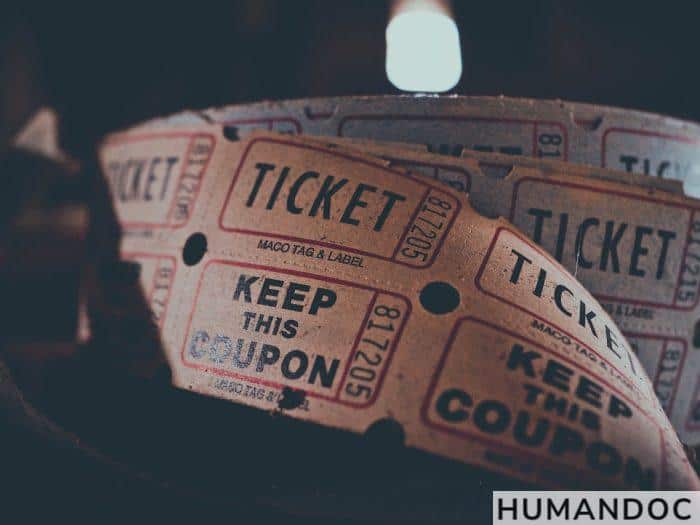 ticket de evento