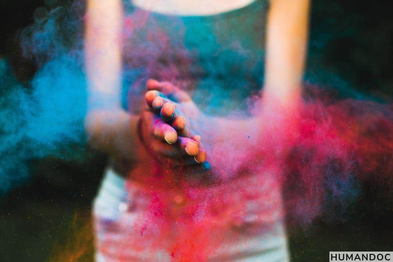colors, powder, art
