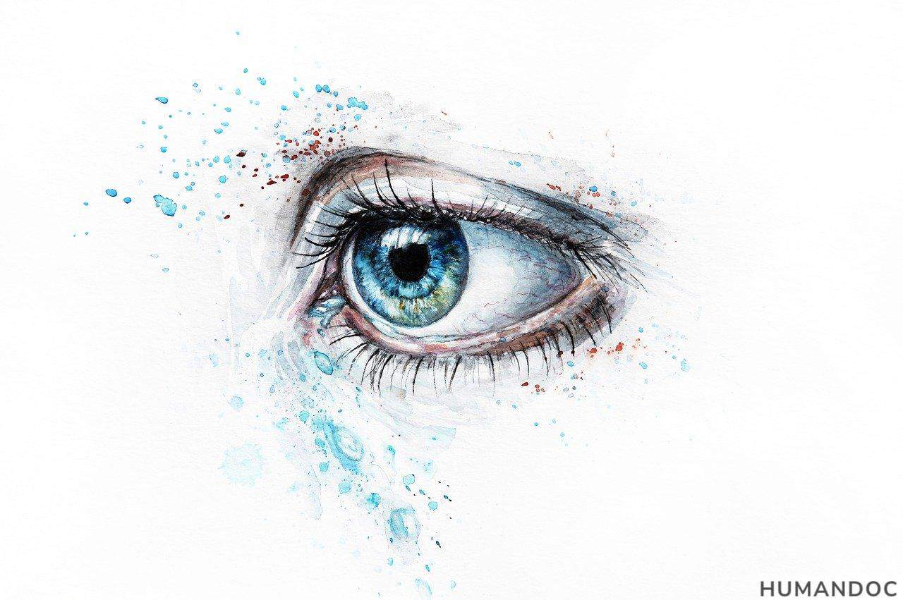 eye, watercolor, art