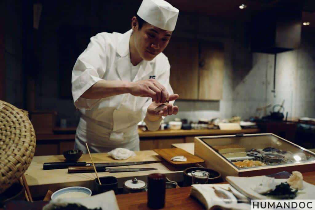 man in chef suit
