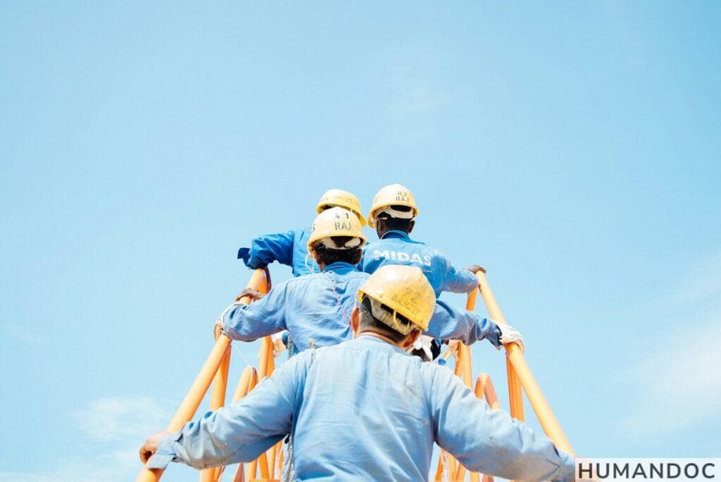 group of person on stairs