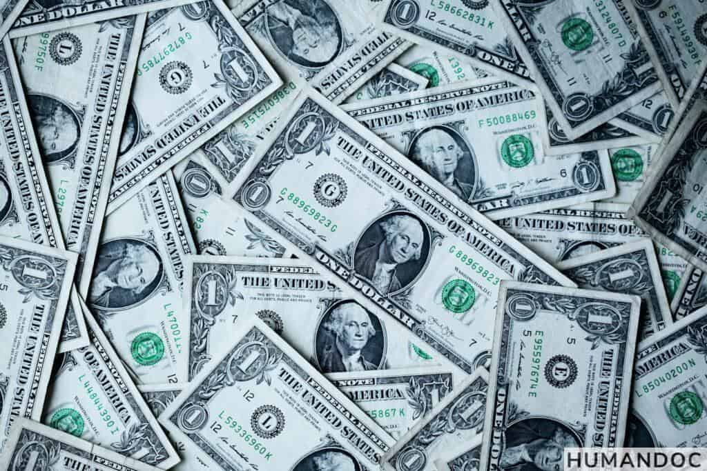 1 U.S.A dollar banknotes